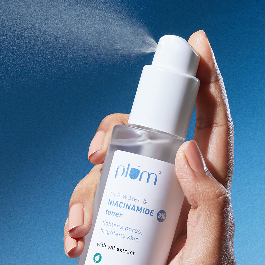 Plum 3% Niacinamide & Rice Water Toner for Bright Skin 150ml