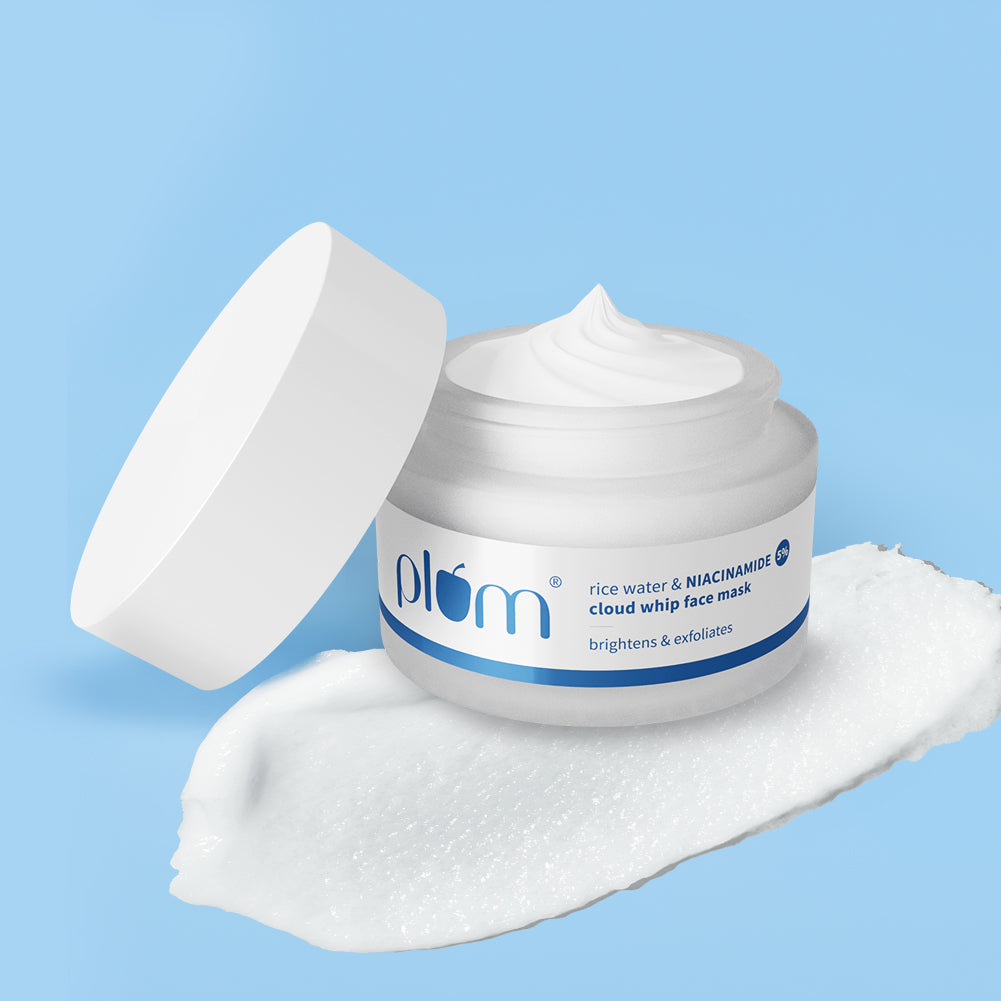 Plum Rice Water & 5% Niacinamide Cloud Whip Face Mask 50g