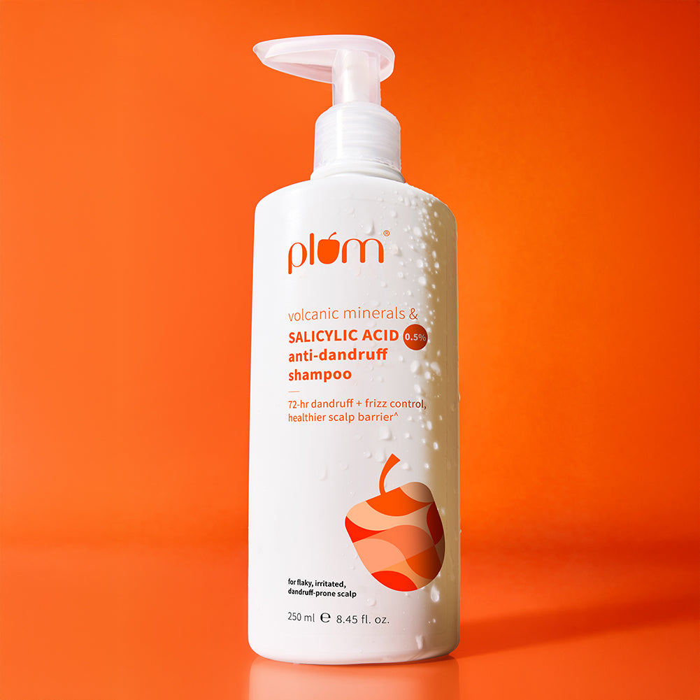 Plum Anti-Dandruff Shampoo with Volcanic Minerals & 0.5% Salicylic Acid 250ml