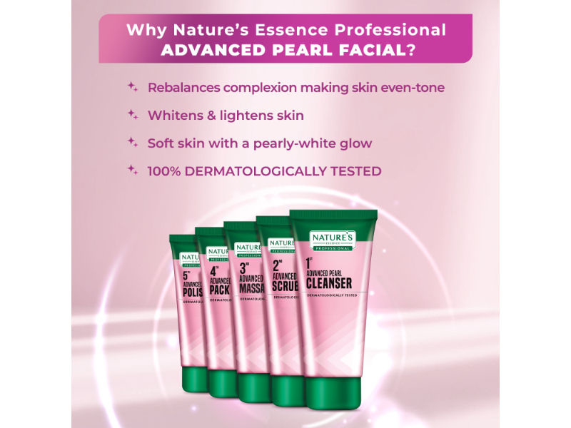 Nature's Essence Professional Advanced Pearl Facial Kit, 250g Buy at Indicrest Image 4