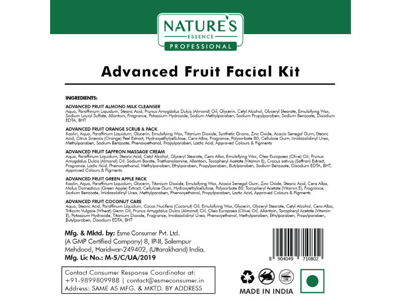 Nature's Essence Professional Advanced Fruit Facial Kit, 500g Buy at Indicrest Image 7