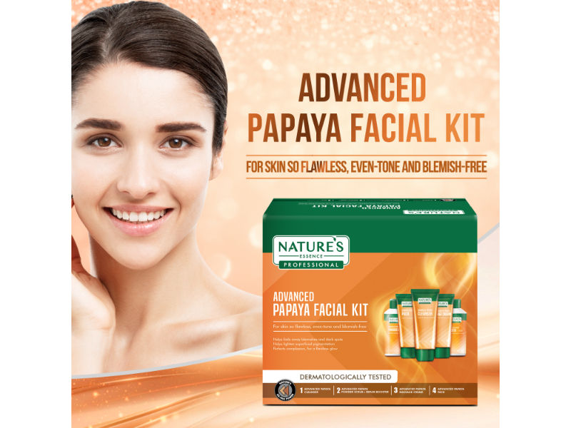 Nature's Essence Professional Advanced Papaya Facial Kit, 230g Buy at Indicrest Image 3