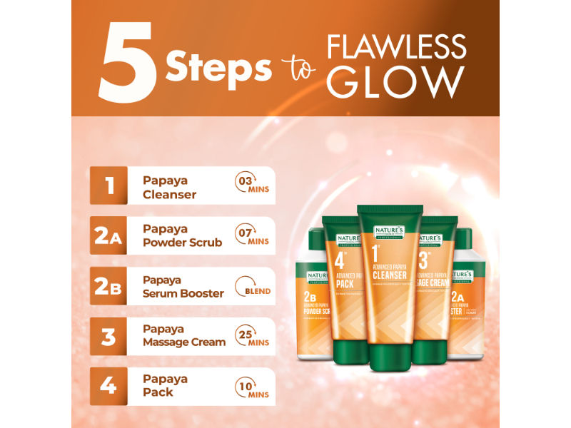 Nature's Essence Professional Advanced Papaya Facial Kit, 230g Buy at Indicrest Image 6