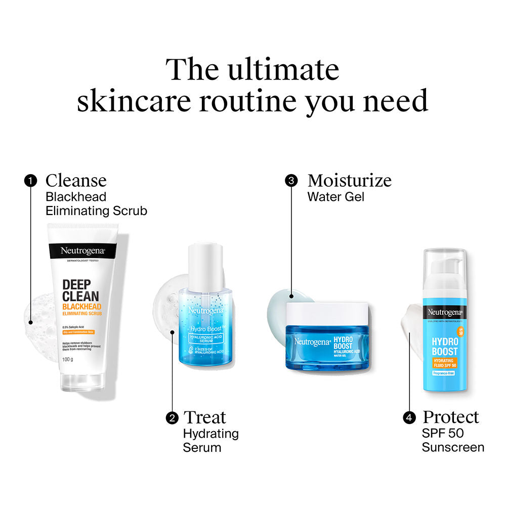 Neutrogena Deep Clean Blackhead Eliminating Face Scrub & Exfoliator with Salicylic Acid, 100g