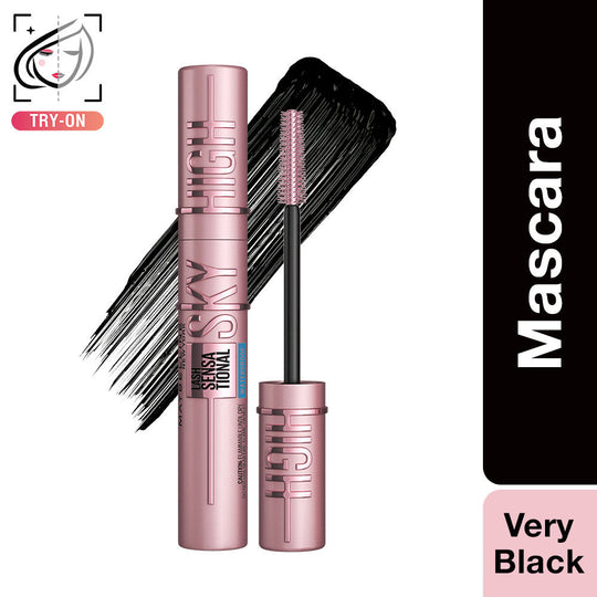 Maybelline New York Lash Sensatiol Sky High Mascara, 802 Very Black, Lengthening & Waterproof, 6ml Buy at Indicrest