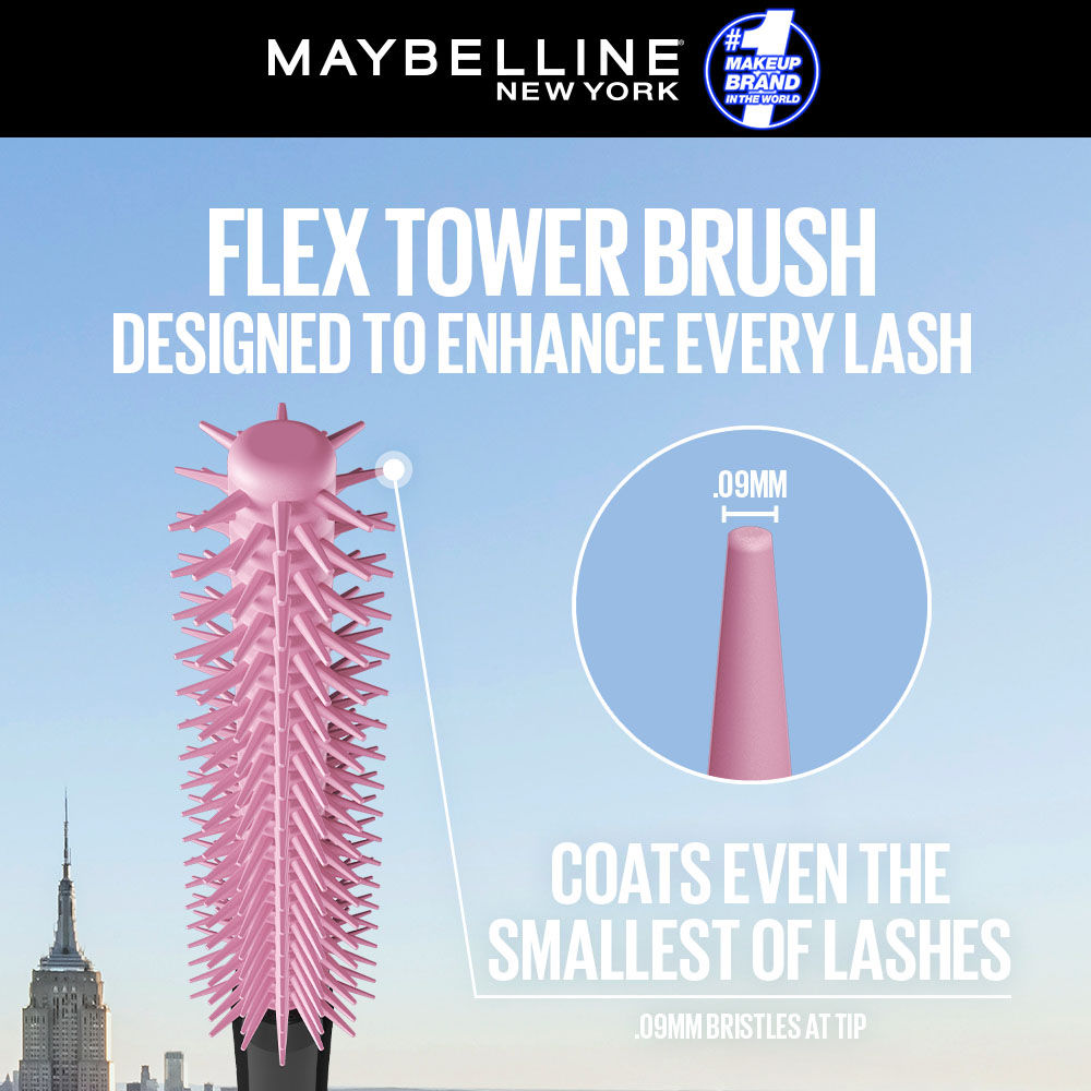 Maybelline New York Lash Sensatiol Sky High Mascara, 802 Very Black, Lengthening & Waterproof, 6ml Buy at Indicrest Image 5
