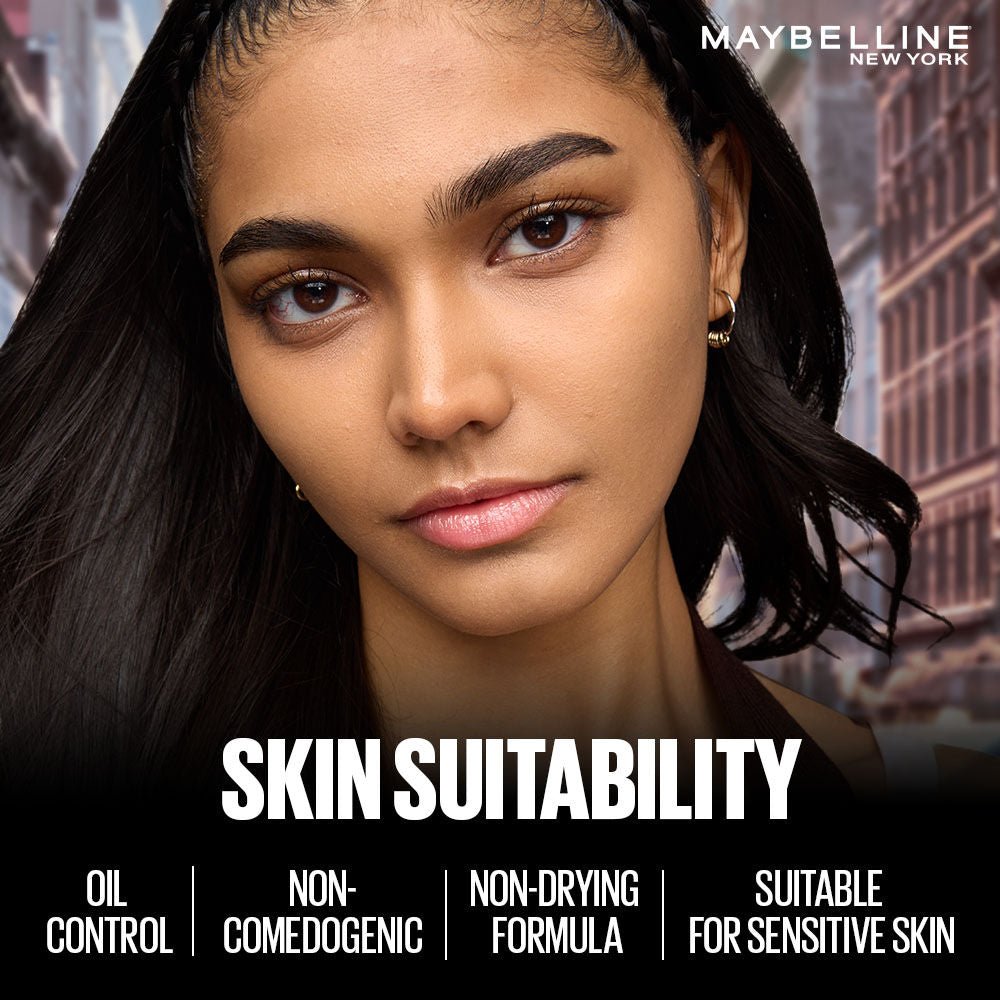 Maybelline New York Super Stay Flex Powder Foundation Compact-30H Full Cover-for Oily Skin - 128, 9g Buy at Indicrest Image 10