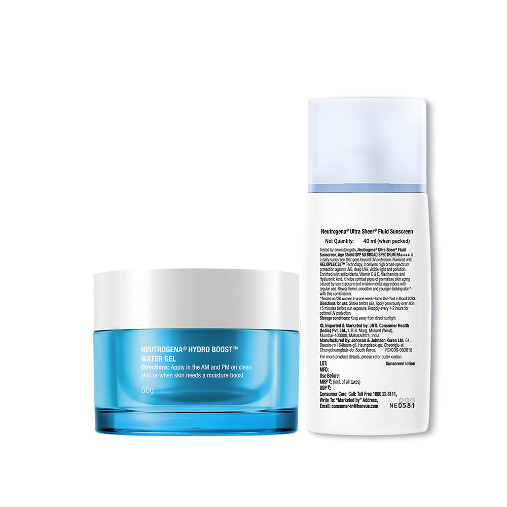 Neutrogena Moisturize 50ml & Sun Protection Ritual, 40ml Combo