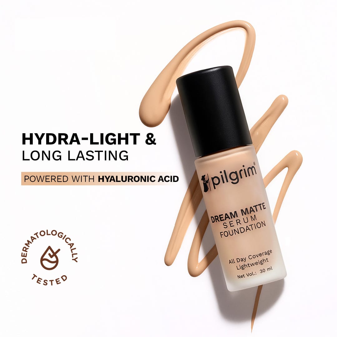 Pilgrim Dream Matte Tinted Serum Foundation, Pure Ivory - 110 - Image 2 - Buy from Indicrest