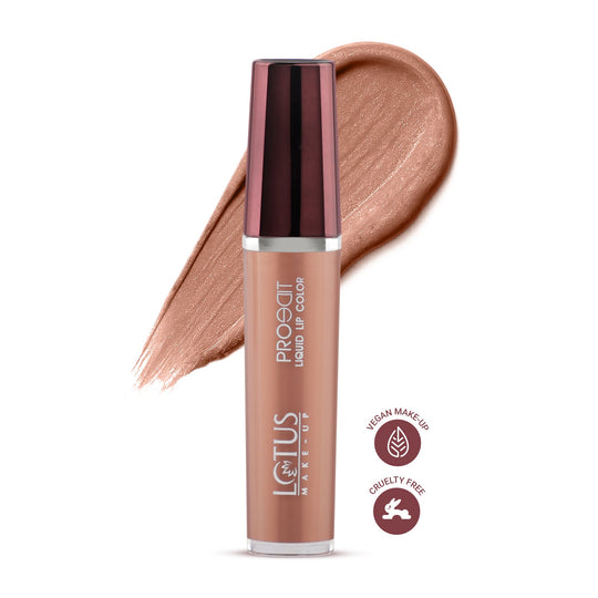 Lotus Herbals Proedit Liquid Matte Lip Color, SUNSET GLOW, 8g