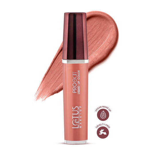 Lotus Herbals Proedit Liquid Matte Lip Color, BLUSH NUDE, 8g