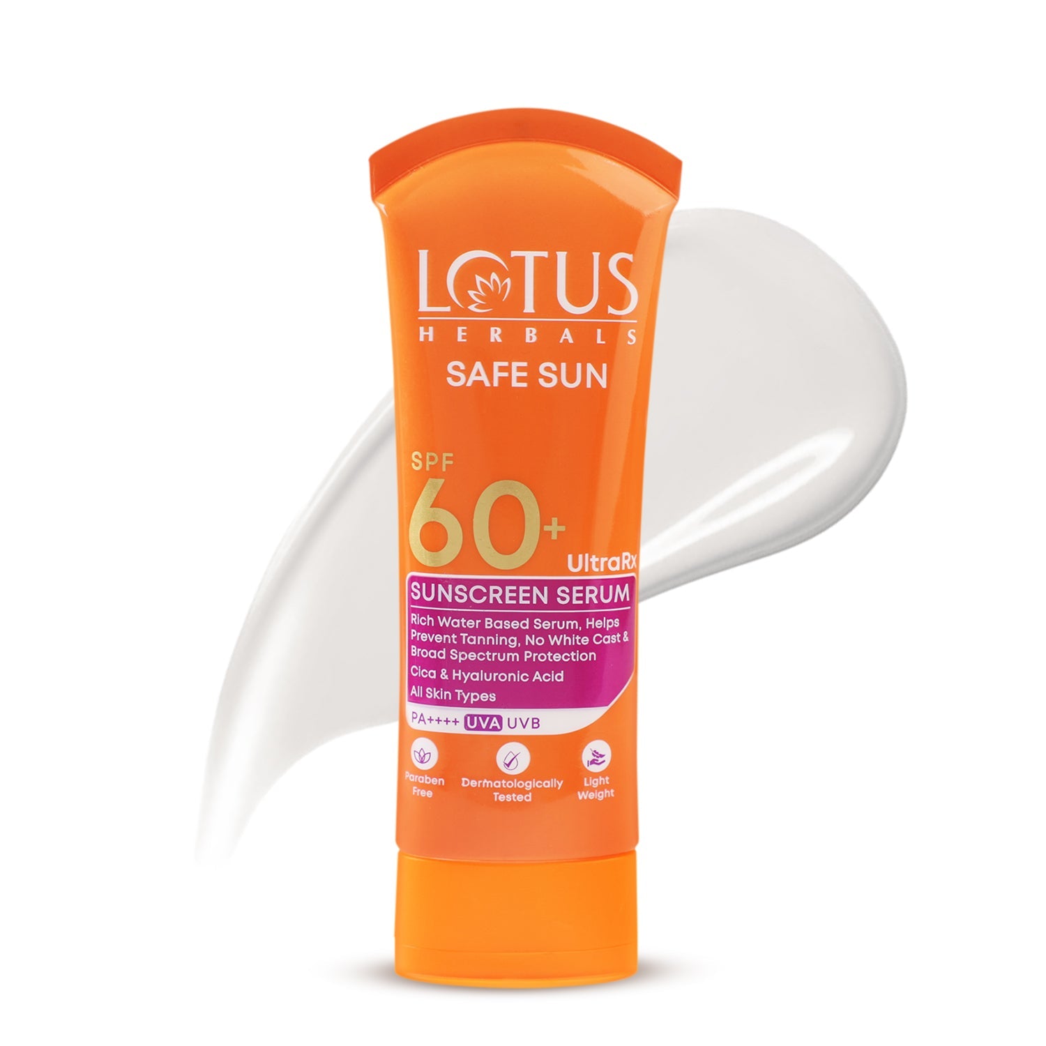 Lotus Herbals Safe Sun UltraRX Sunscreen Serum SPF 60 PA++++, 50ml