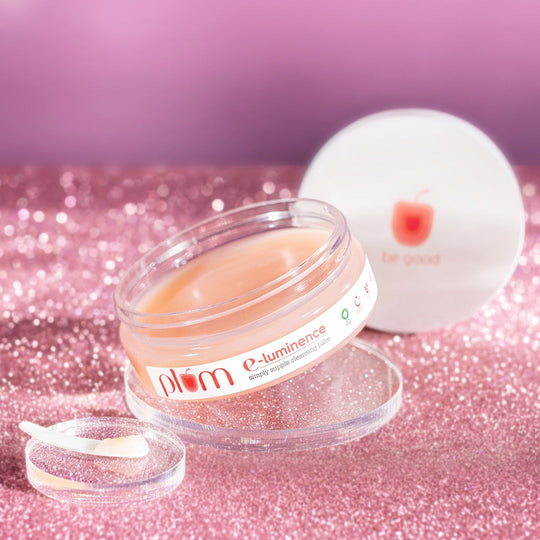 Plum E-Luminence Simply Supple Cleansing Balm For Normal, Dry Skin | Melts Makeup | Gentle, Non-Drying Makeup Remover, 90g Buy at Indicrest