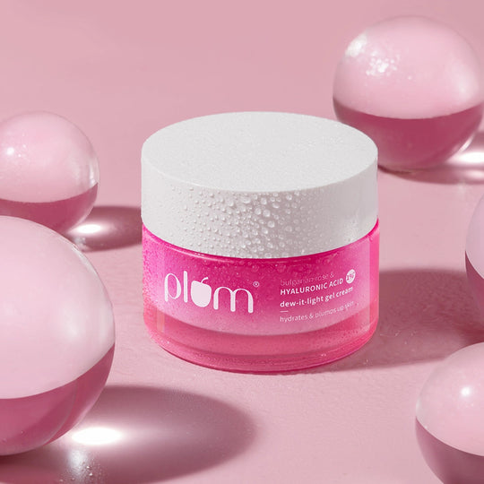 Plum Bulgarian Rose and 1% Hyaluronic Acid Cream | 120-Hr Hydration | Lightweight & Quick-Absorbing, 50g Buy at Indicrest
