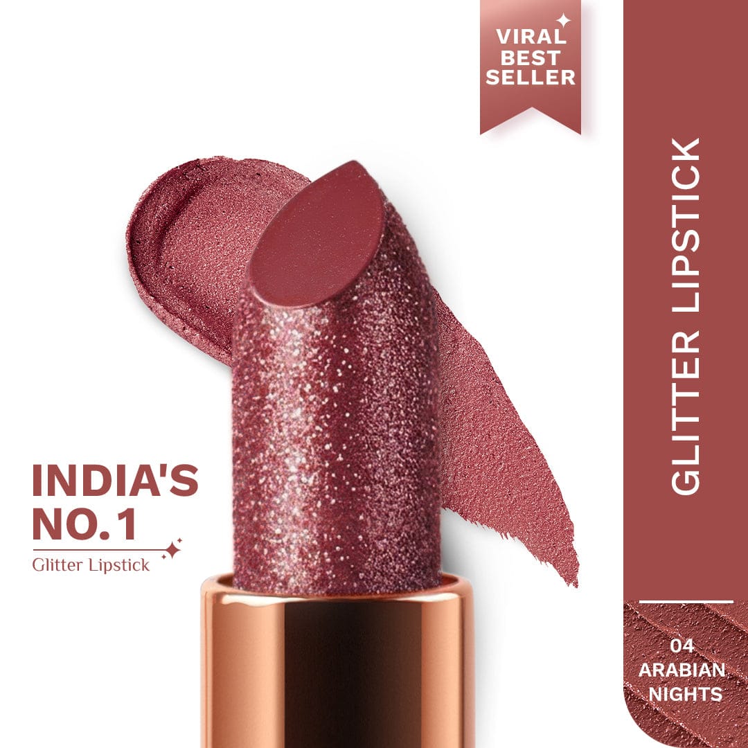 Pilgrim Dubai Bling Glitter Lipstick, The Khalifa - 02 - Image 10 - Buy from Indicrest
