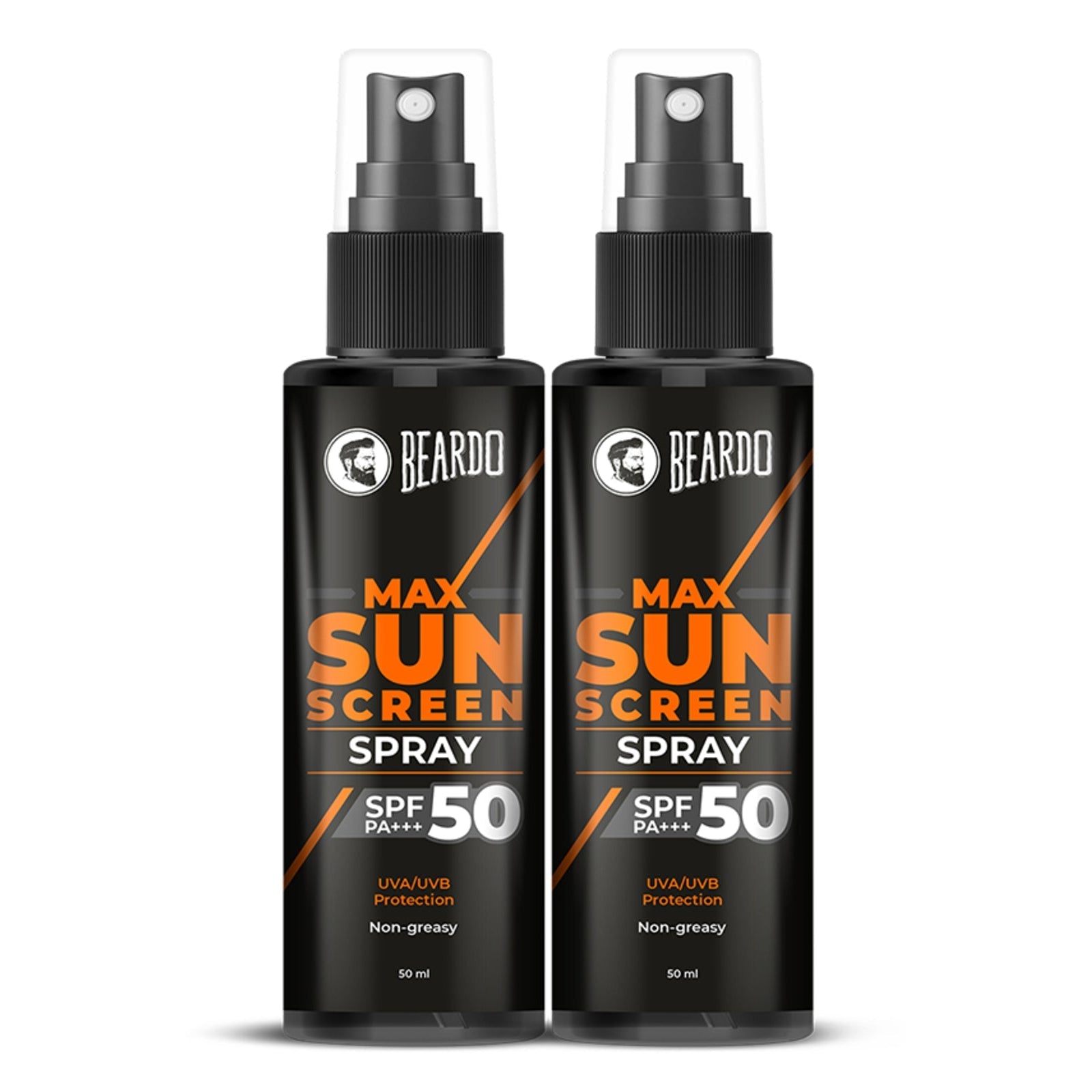 Beardo Max Sunscreen Spray SPF-50, Pack of 2 - Buy from Indicrest