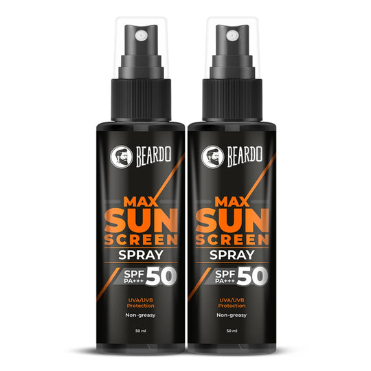 Beardo Max Sunscreen Spray SPF-50, Pack of 2 - Buy from Indicrest
