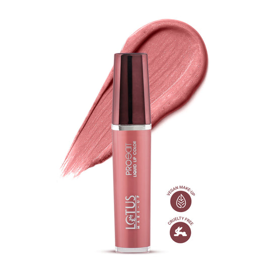 Lotus Herbals Proedit Liquid Matte Lip Color, BERRY NUDE, 8g