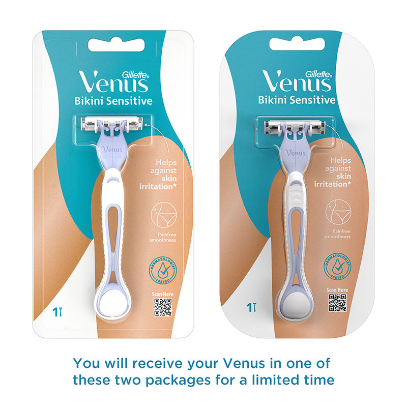Gillette Venus Bikini Sensitive Hair Removal Razor, 1 piece Buy at Indicrest Image 2