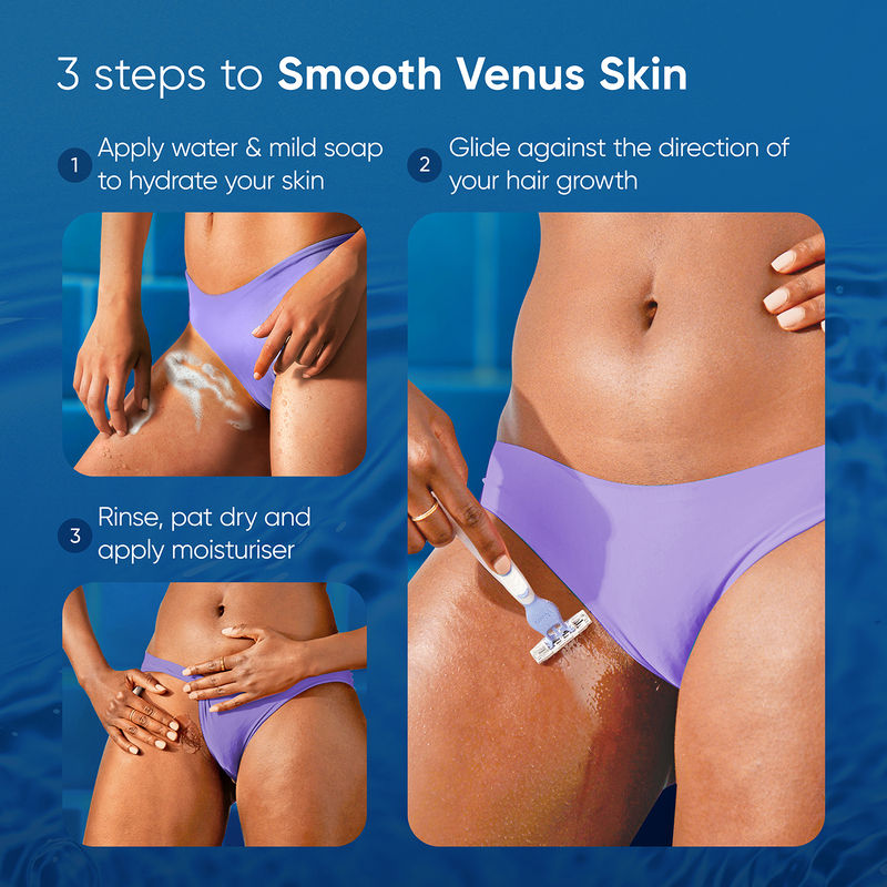 Gillette Venus Bikini Sensitive Hair Removal Razor, 1 piece Buy at Indicrest Image 6