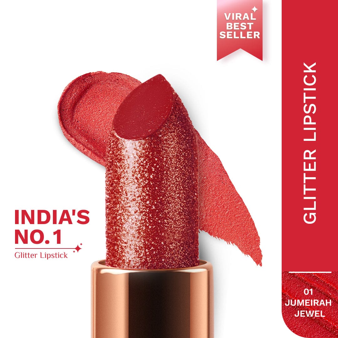 Pilgrim Dubai Bling Glitter Lipstick, My Habibi - 07 - Buy from Indicrest