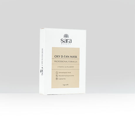 Sara Oxy D-TAN Mask For Instant Tan Removal, Ideal For De-Tanning, For Multiple Use, Pack of 1, 6 X 12g - Buy from Indicrest
