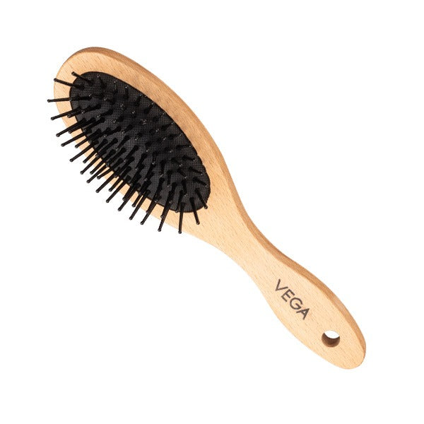 Vega Compact Wooden Hair Brush - R4-CB