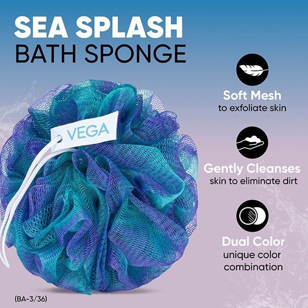Vega Sea Splash Bath Sponge - BA-3/36