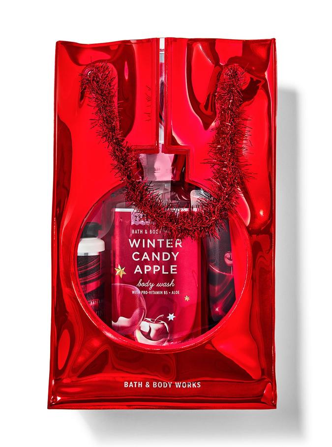 Bath & Body Works Winter Candy Apple Gift Set, Set of 4