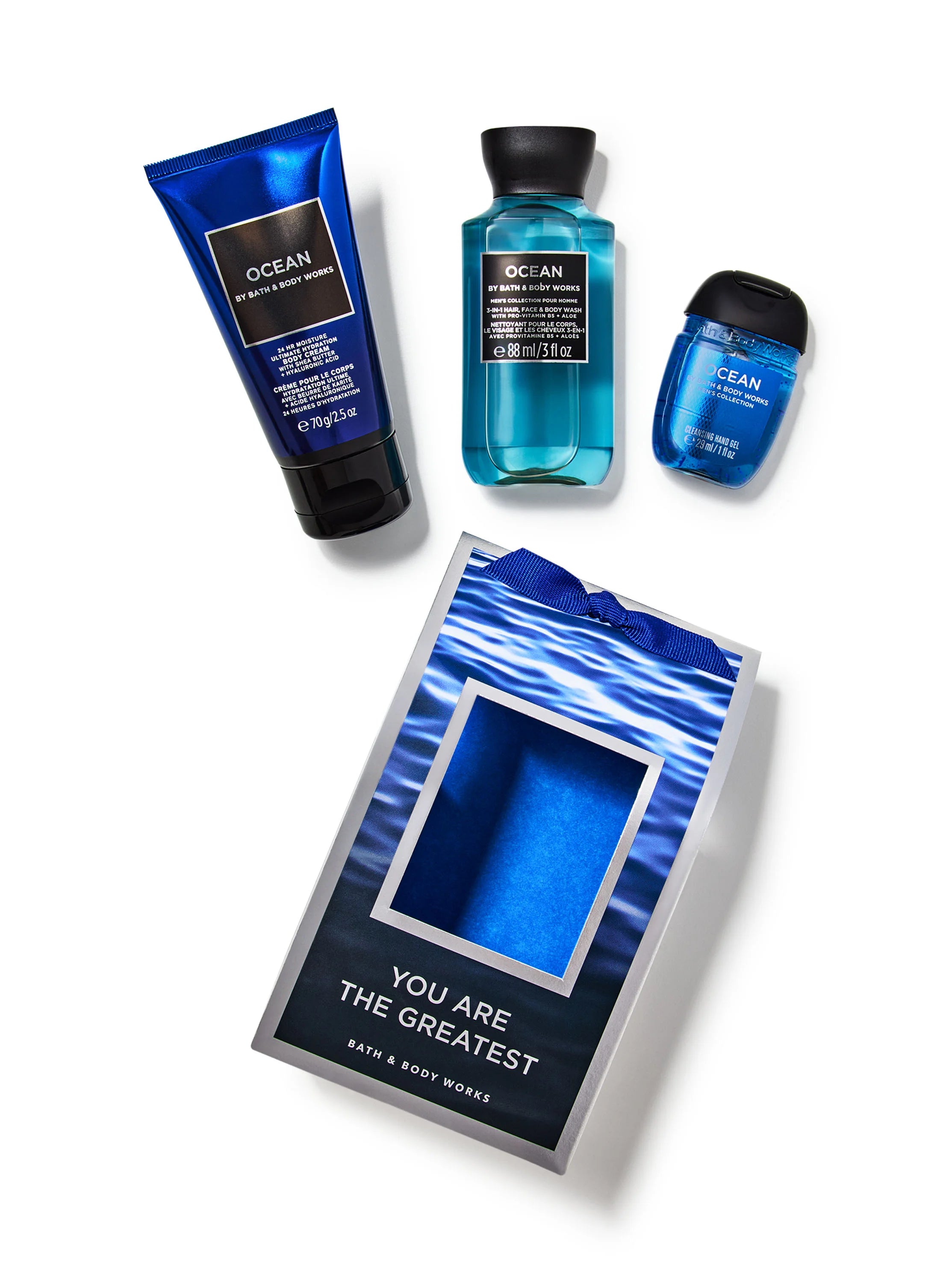 Bath & Body Works Ocean Tent Gift, Set of 3