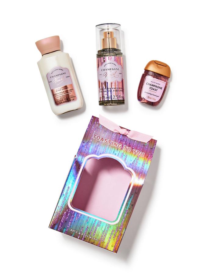 Bath & Body Works Champagne Toast Happy Birthday Tent Gift, Set of 3 Buy at Indicrest