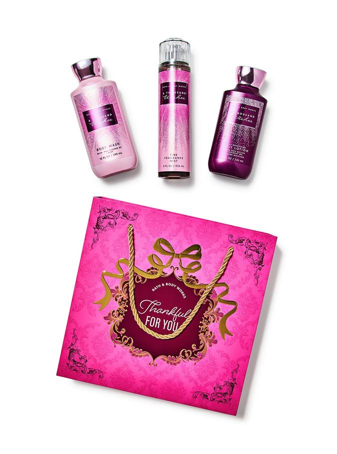 Bath & Body Works A Thousand Wishes Gift Box Set, Set of 3