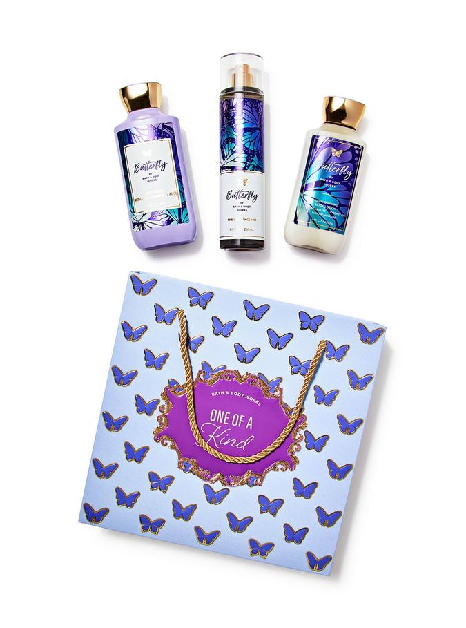 Bath & Body Works Butterfly Gift Box Set, Set of 3 Buy at Indicrest
