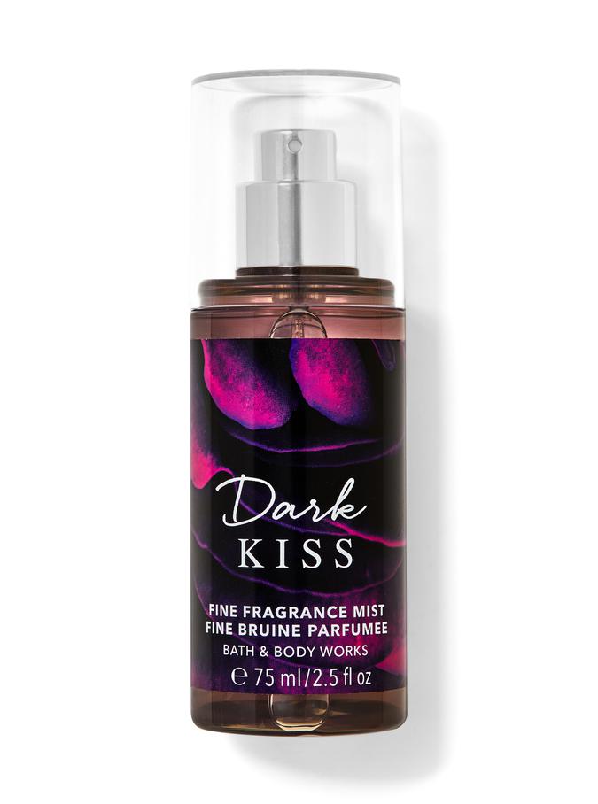 Bath & Body Works Travel Size Fine Fragrance Mist Dark Kiss, 75 ml / 2.5 fl oz