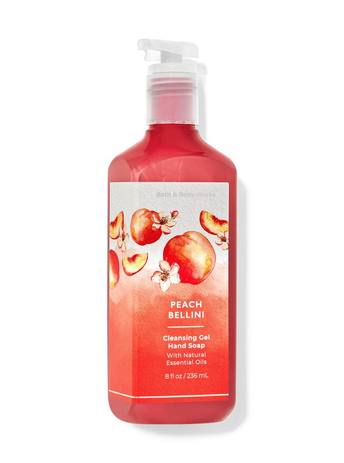 Bath & Body Works Peach Bellini Cleansing Gel Hand Soap, 236 ml / 8 fl oz