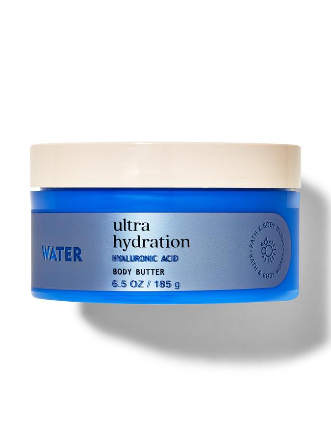 Bath & Body Works Water Ultra Hydration With Hyaluronic Acid Body Butter, 185 g / 6.5 oz