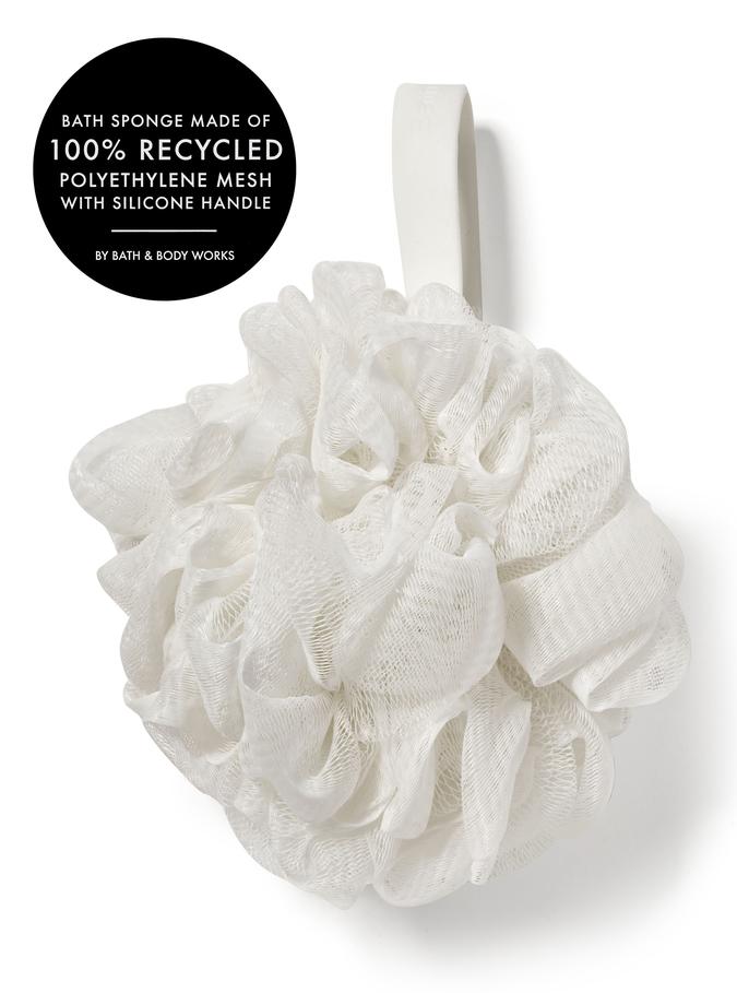 Bath & Body Works White Loofah Bath Sponge, 1 Pc
