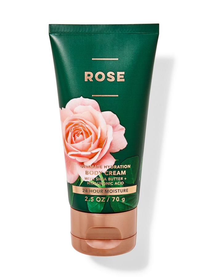 Bath & Body Works Rose Travel Size Ultra Hydration Body Cream, 70 g / 2.5 oz