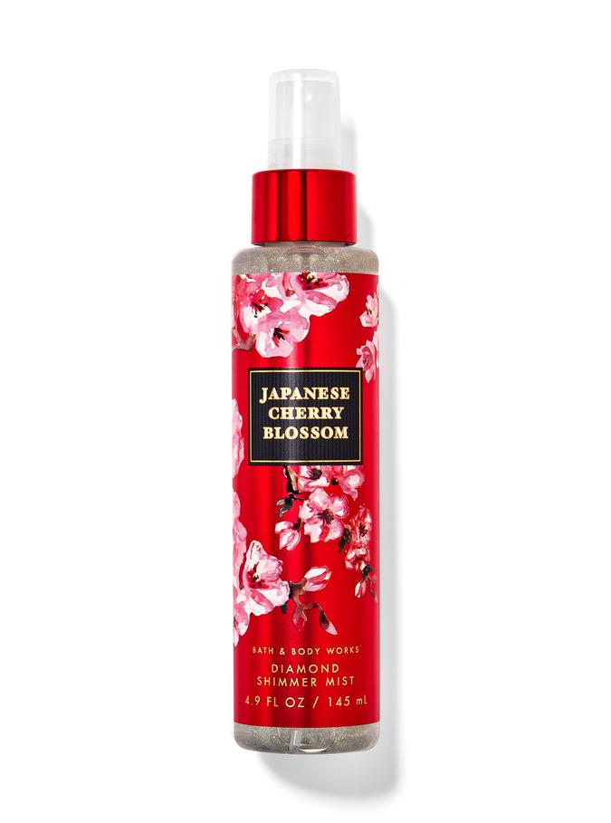 Bath & Body Works Japanese Cherry Blossom Diamond Shimmer Mist, 145 ml / 4.9 fl oz
