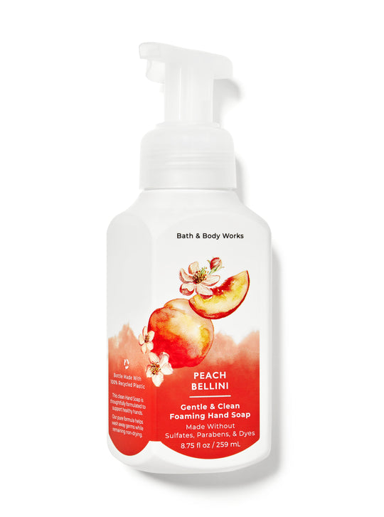 Bath & Body Works Peach Bellini Gentle & Clean Foaming Hand Soap, 259 ml / 8.75 fl oz Buy at Indicrest