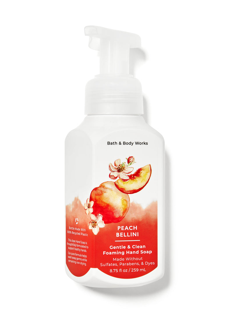 Bath & Body Works Peach Bellini Gentle & Clean Foaming Hand Soap, 259 ml / 8.75 fl oz Buy at Indicrest