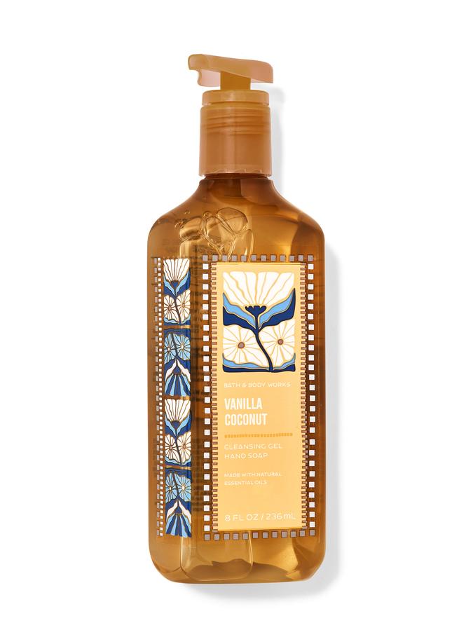 Bath & Body Works Vanilla Coconut Cleansing Gel Hand Soap, 236 ml / 8 fl oz