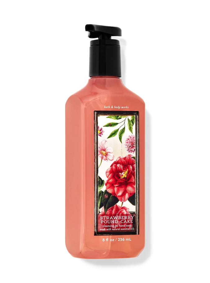 Bath & Body Works Strawberry Pound Cake Cleansing Gel Hand Soap, 236 ml / 8 fl oz