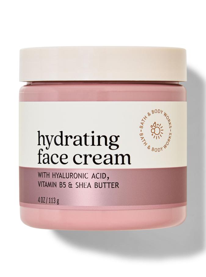 Bath & Body Works Hydrating Face Cream With Hyaluronic Acid + Vitamin B5 + Shea Butter, 113 g / 4 oz