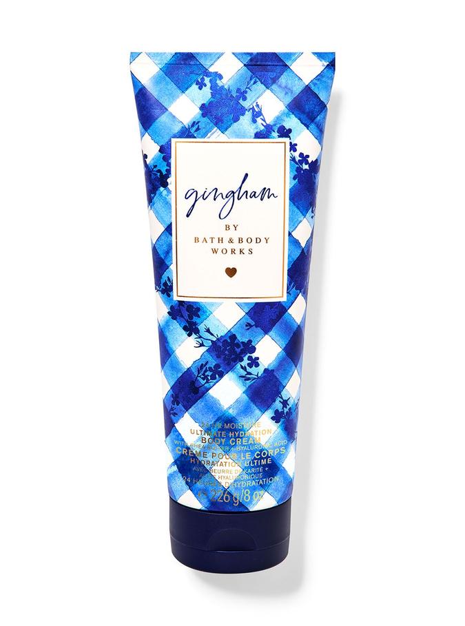 Bath & Body Works Gingham Ultimate Hydration Body Cream, 226 g / 8 oz