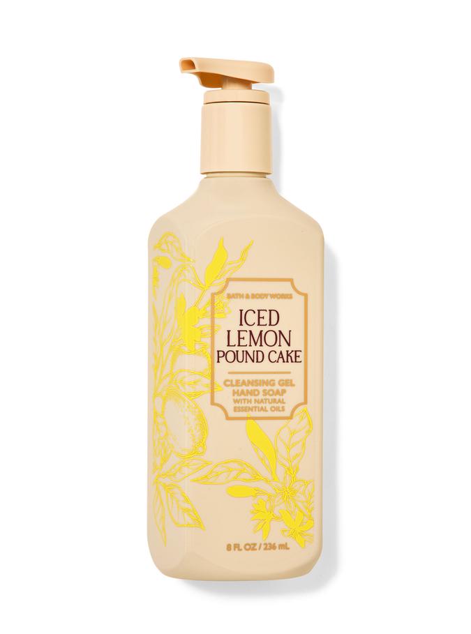 Bath & Body Works Iced Lemon Pound Cake Cleansing Gel Hand Soap, 236 ml / 8 fl oz