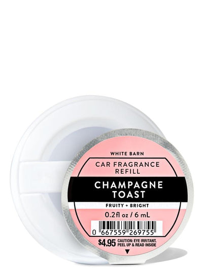 Bath & Body Works Champagne Toast Car Fragrance Refill, 6 ml / 0.2 fl oz