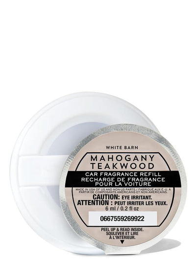 Bath & Body Works Mahogany Teakwood Car Fragrance Refill, 6 ml / 0.2 fl oz