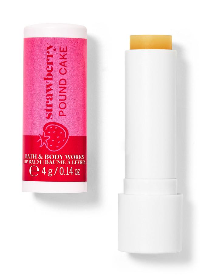 Bath & Body Works Strawberry Pound Cake Lip Balm, 4 g / 0.14 oz