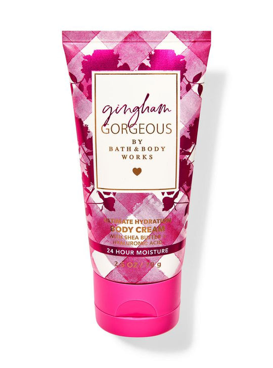 Bath & Body Works Gingham Gorgeous Travel Size Ultimate Hydration Body Cream, 70 g / 2.5 oz Buy at Indicrest